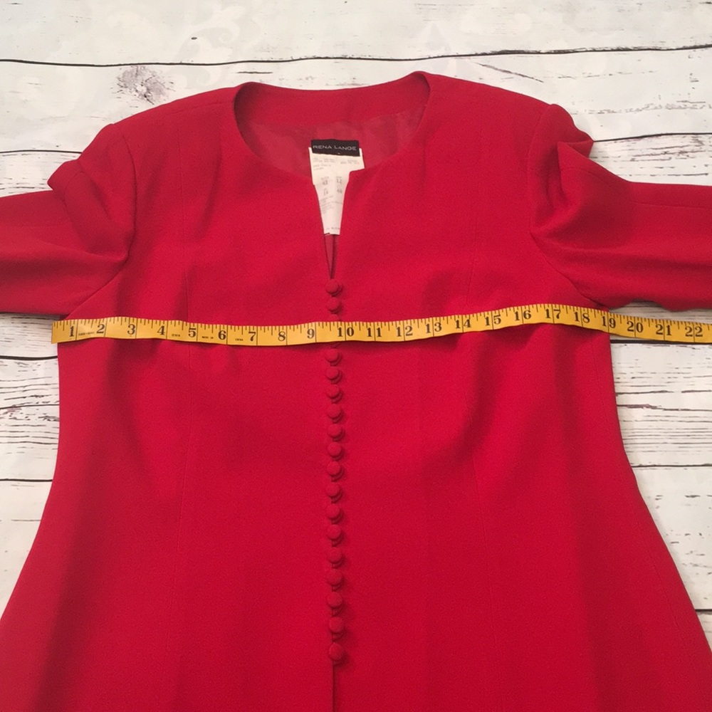 Gorgeous Red Rena Lange Long line suit - Picture 6 of 11